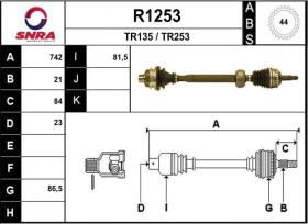 REF: 213R1253 - TRANSMISSAO / MEGANE 1.6