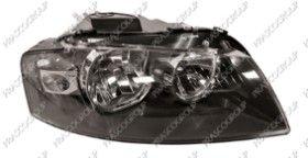 BT AD3204903 - OPTICA IZQUIERDA XENON LED/D3S-H7 ELECTRICA-CON MOTOR