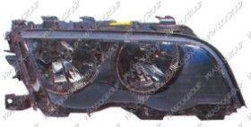 BT BM0184913 - OPTICA IZQUIERDA H7+H7 ELECTRICA-CON MOTOR-NEGRO