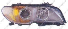 BT BM0224933 - OPTICA IZQUIERDA H7+H7 ELECTRICA-SIN MOTOR-NEGRA-PILOTO AMBA