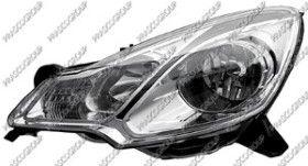 BT CI3254904 - OPTICA DERECHA H1+H7 ELECTRICA-CON MOTOR NEGRA