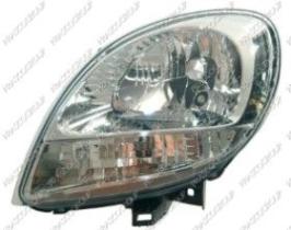 BT RN9174804 - OPTICA DERECHA H4 ELECTRICA-CROMADA-PILOTO BLANCO-SIN MOTOR