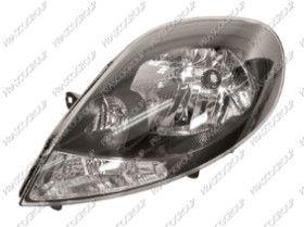 BT OP9344824 - OPTICA DERECHA H4 ELECTRICA-CON MOTOR-NEGRA