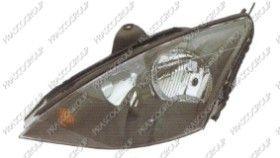 BT FD4224914 - OPTICA DERECHA H7+H1 ELECTRICA-SIN MOTOR-NEGRA