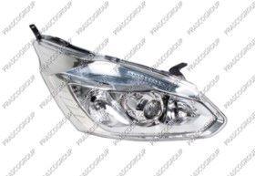 BT FD9144913 - OPTICA IZQUIERDA H7+H15 ELECTRICA-CON MOTOR-NEGRA