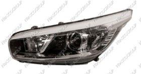 BT KI4344904 - OPTICA DERECHA H7+H7 ELECTRICA-CON MOTOR-NEGRA MOD. GT-LINE