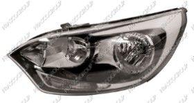 BT KI4264914 - OPTICA DERECHA H1+H1 ELECTRICA-CON MOTOR-NEGRA-7 PINES