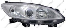 BT MZ4294913 - OPTICA IZQUIERDA H7+HB3 ELECTRICA-SIN MOTOR-NEGRA