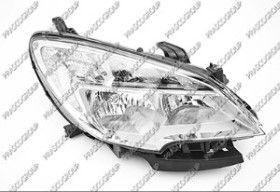 BT OP7004913 - OPTICA IZQUIERDA H7+H7 ELECTRICA-CON MOTOR-NEGRO