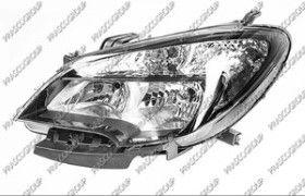 BT OP7004924 - OPTICA DERECHA H7+HB3 ELECTRICA-CON MOTOR-NEGRA