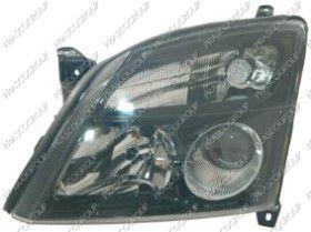 BT OP0564814 - OPTICA DERECHA H7+H7 ELECTRICA-SIN MOTOR-NEGRA