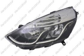 BT RN3294914 - OPTICA DERECHA H1+H7 ELECTRICA-CON MOTOR-NEGRA-BORDE CROMADO