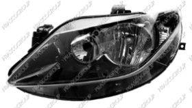 BT ST0354934 - OPTICA DERECHA H7+H7 ELECTRICA-CON MOTOR-NEGRA