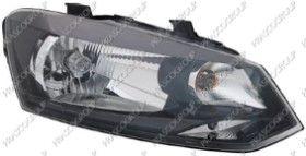 BT VG0234813 - OPTICA IZQUIERDA H7+H1 ELECTRICA-SIN MOTOR C/MOT OR-NEGRA MO